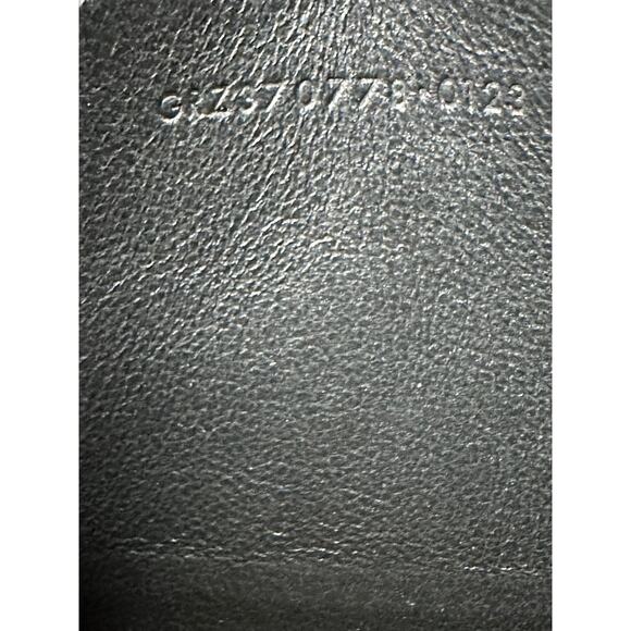 Saint Laurent Cassandre Card Case Black Silver NWT - Picture 3 of 5